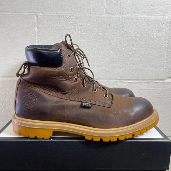 Red Wing Irish Setter 83614 Waterproof Brown Nubuck Safety Work Boots Men\'s 11 D main image 12